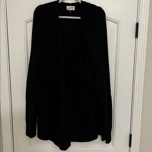 Universal Thread Women’s Black Knit Open Front Cardigan Sz XXL